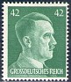 Germany 1945 Characters 42 Pfennig Green Scott 529